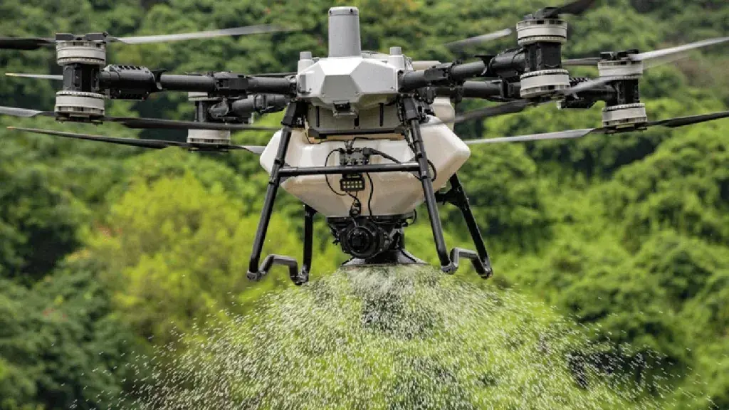 DJI Agras T100 - Vista frontale