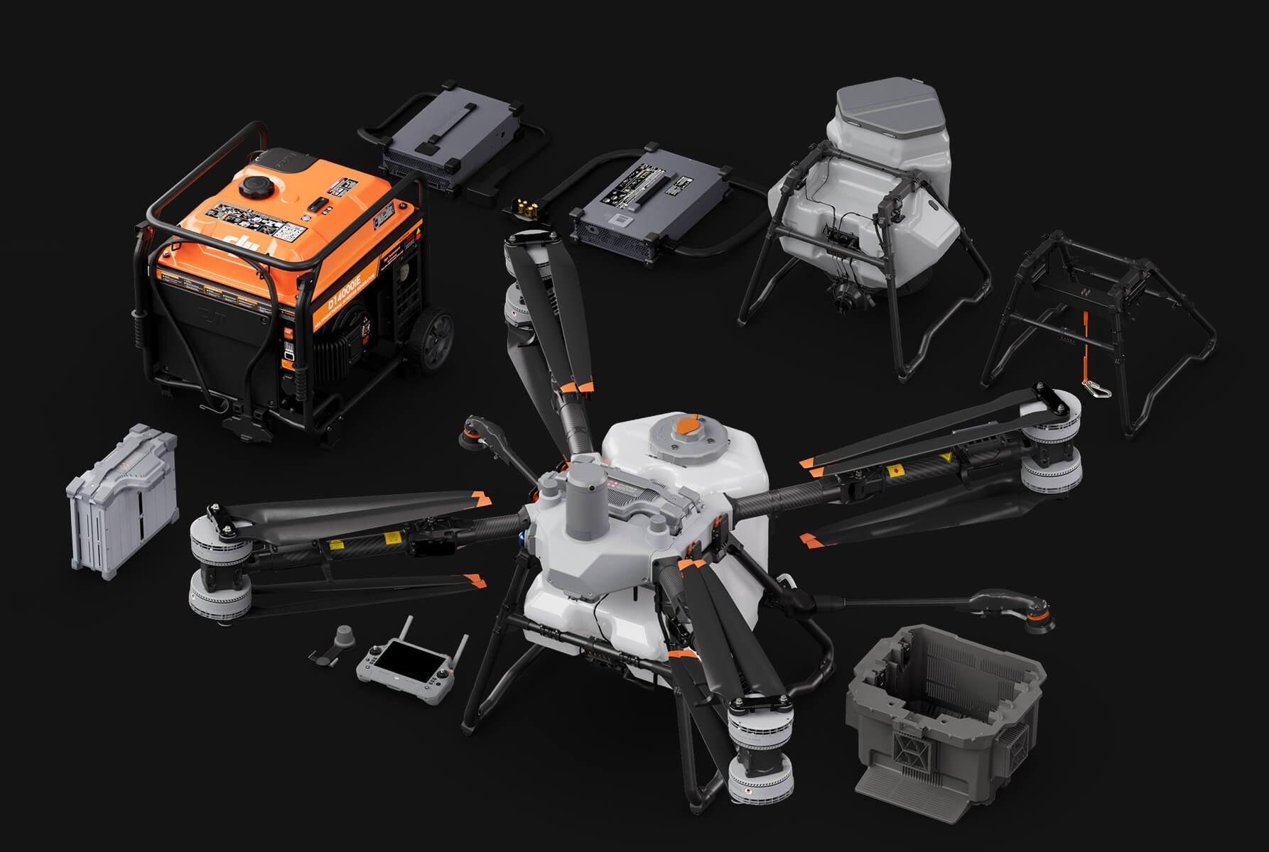 DJI Agras T100 - In campo