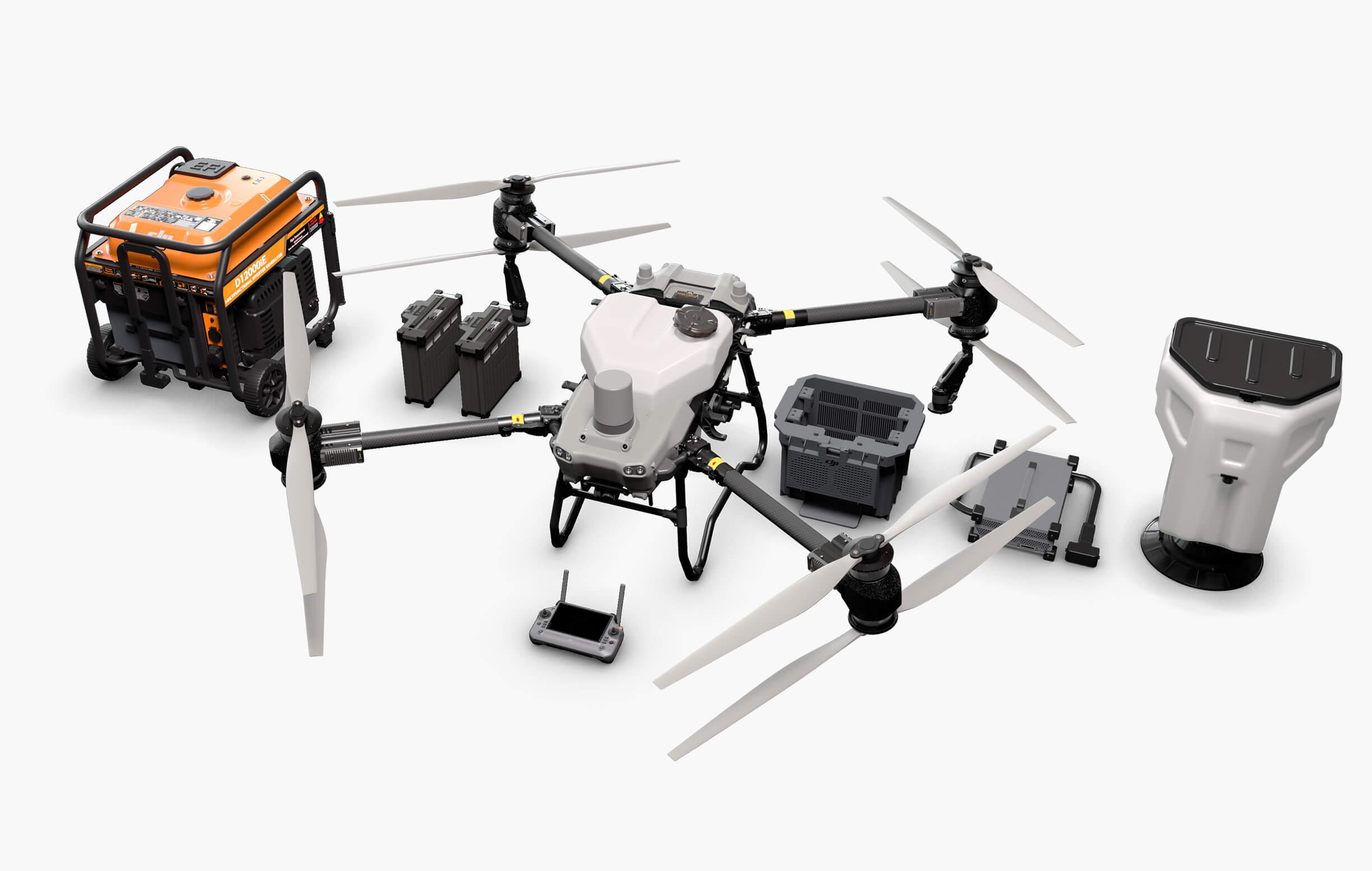 DJI Agras T50 - Vista frontale